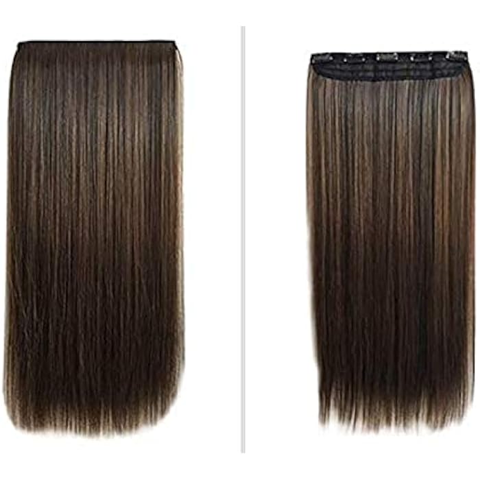 DILLARDS Brown Thickening Straight Hair Extension For Female-F2C - Image 1